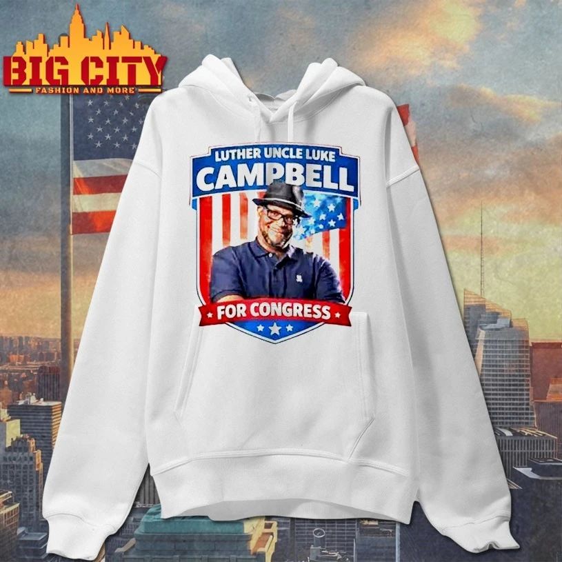 Luther Uncle Luke Campbell For Congress T-shirt