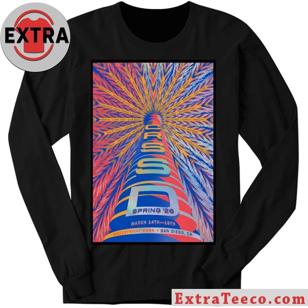 CRSSD Fest San Diego CA March 14-15 2026 Poster Shirt