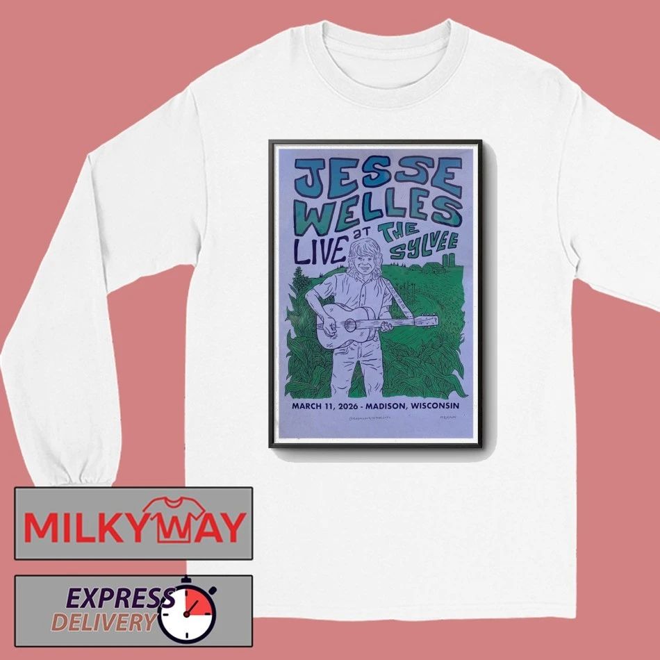 Jesse Wellles Poster Mar 11 2026 Madison, WI shirt