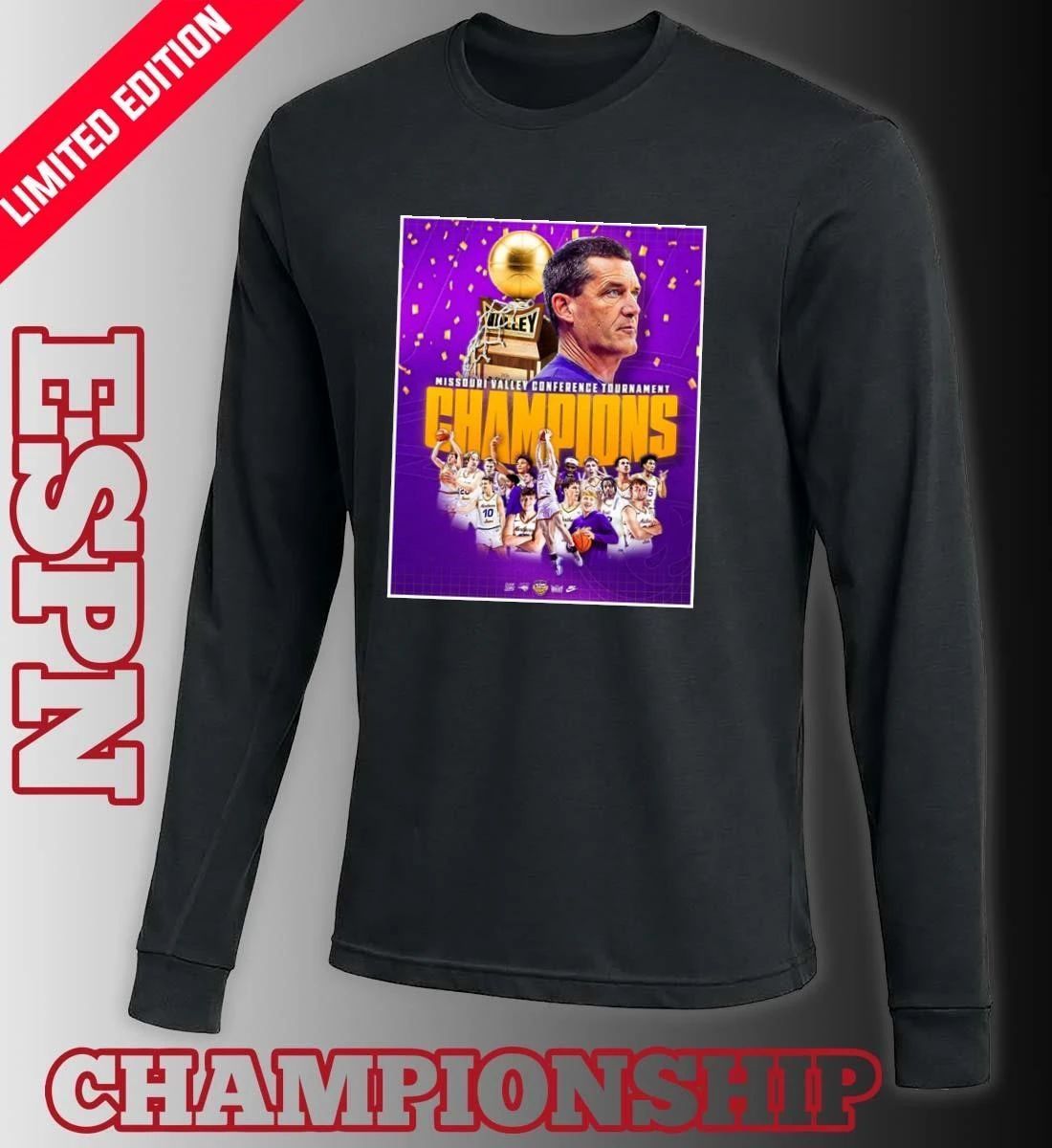 UNI Panthers Men’s Basketball MVC Conference Champions Poster Shirt