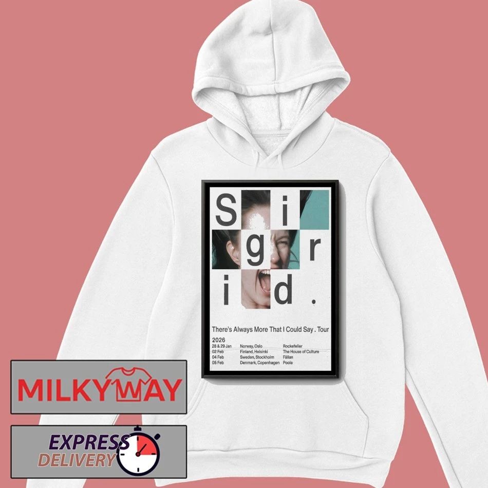 Sigrid Tour 2026 Poster shirt