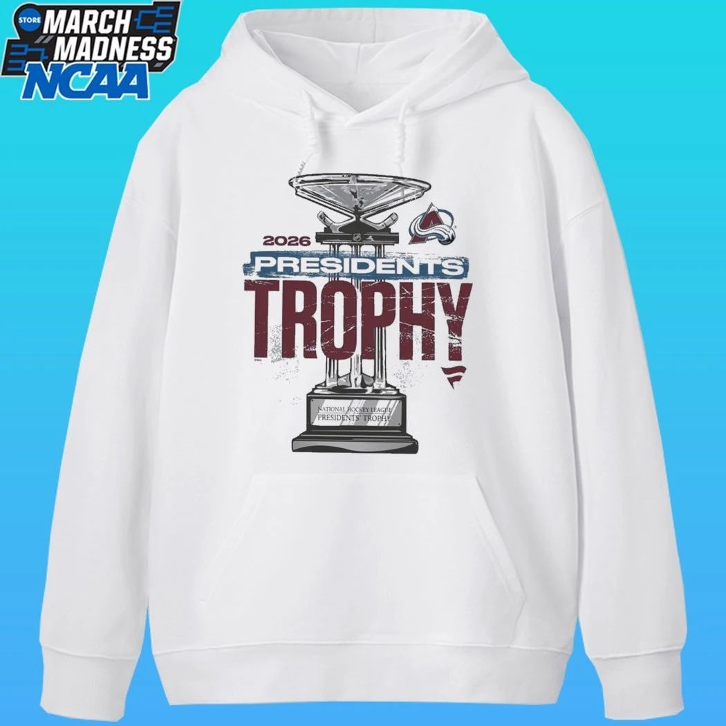 Colorado Avalanche NHL2026 Presidents Trophy Winner Stanley Cup Playoffs 2026 Shirt