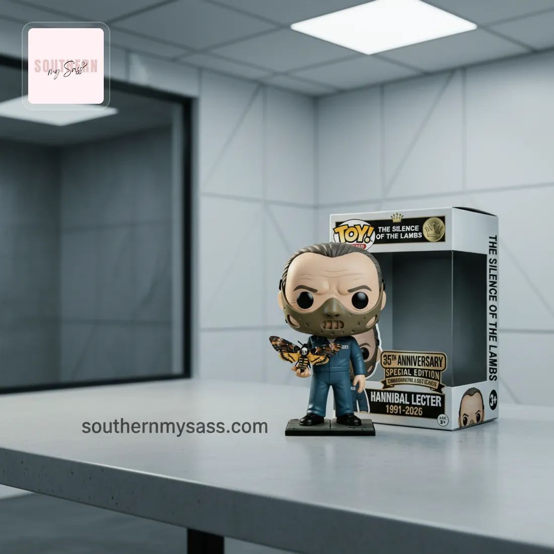 The Silence Of The Lambs Hannibal Lecter 35th Anniversary Pop Figure Doll