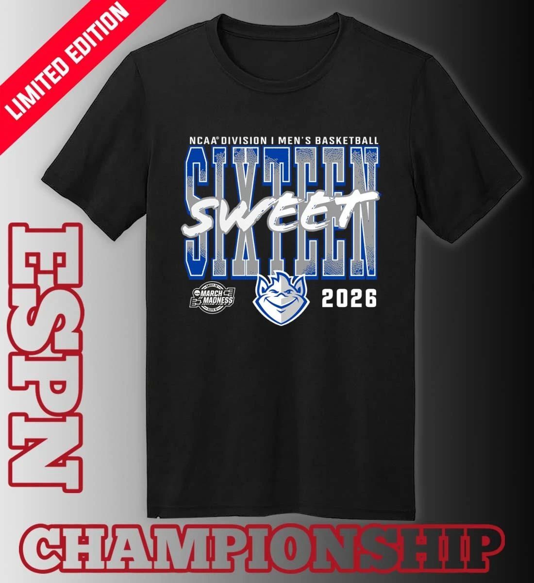 Saint Louis Billikens 2026 NCAA Men’s Basketball Tournament March Madness Sweet 16 T-Shirt