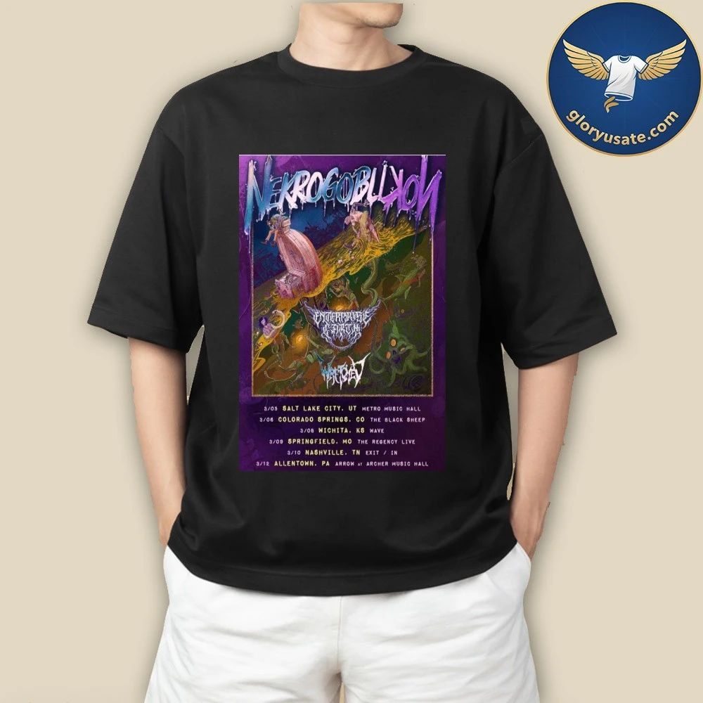 Nekrogoblikon March Shows 2026 Poster Shirt