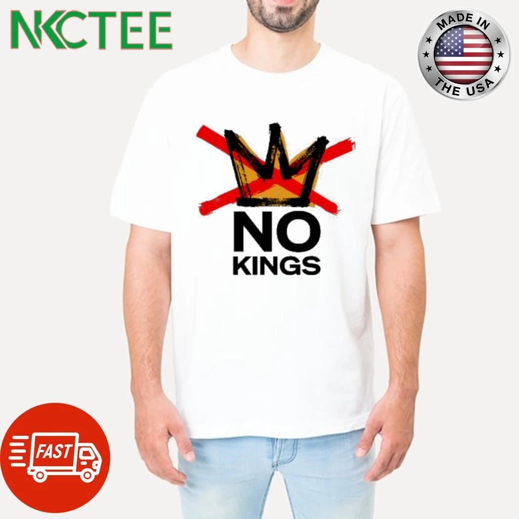 NKCtees No-Kings crown paint shirt