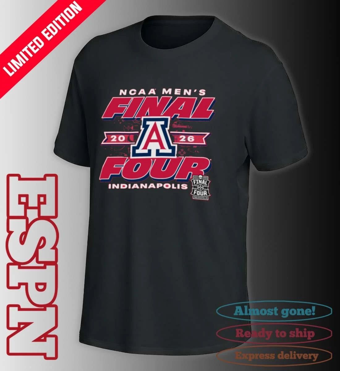 Men’s Final Four 2026 Arizona Wildcats Indianapolis Shirt