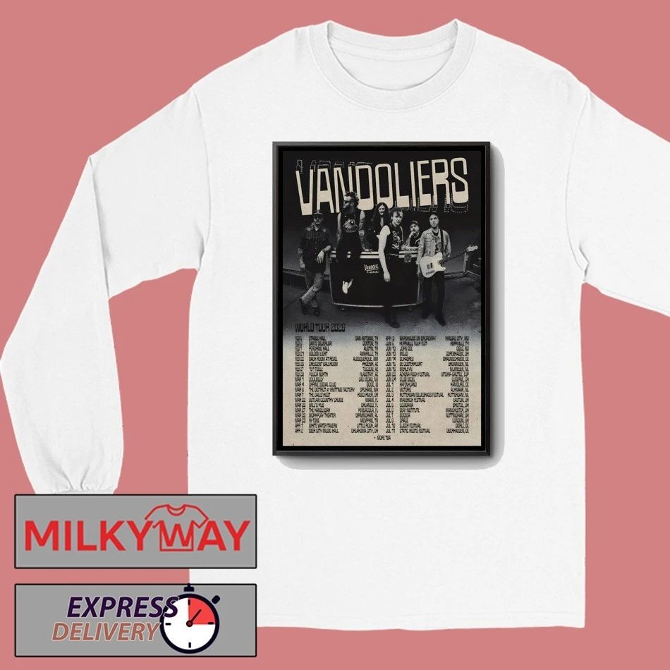 Poster Vandoliers World Tour 26 shirt