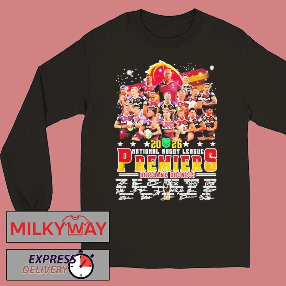 2025 NRL Grand Finals Premiers Brisbane Broncos T-Shirt