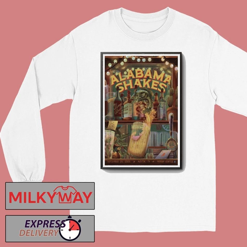 Alabama Shakes Moody Center Concert Poster shirt