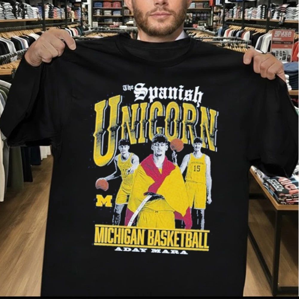 Aday Mara Michigan Basketball Spanish Unicorn Shirt
