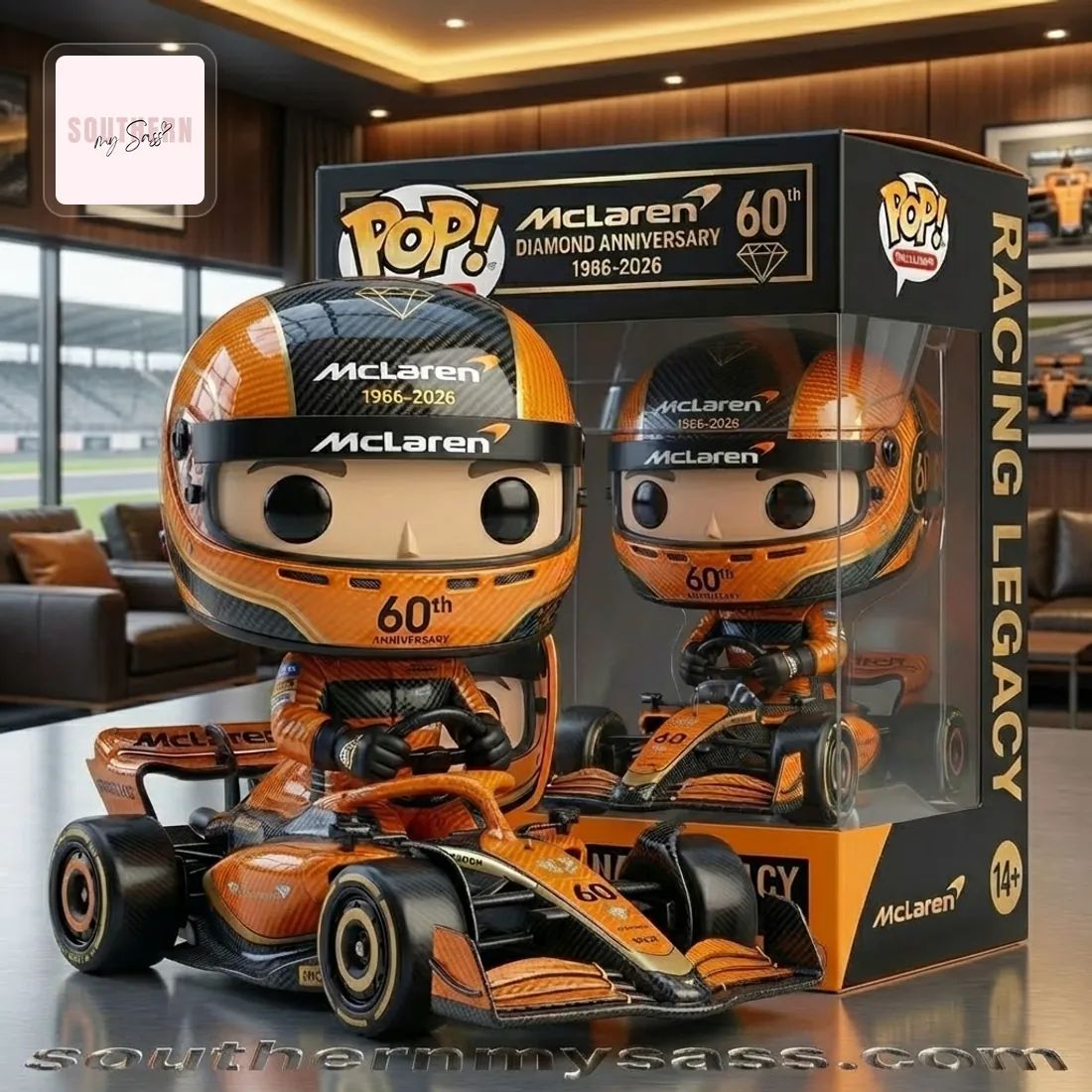Mc ‘aren 1966-2026 60th Anniversary Pop Figure Doll
