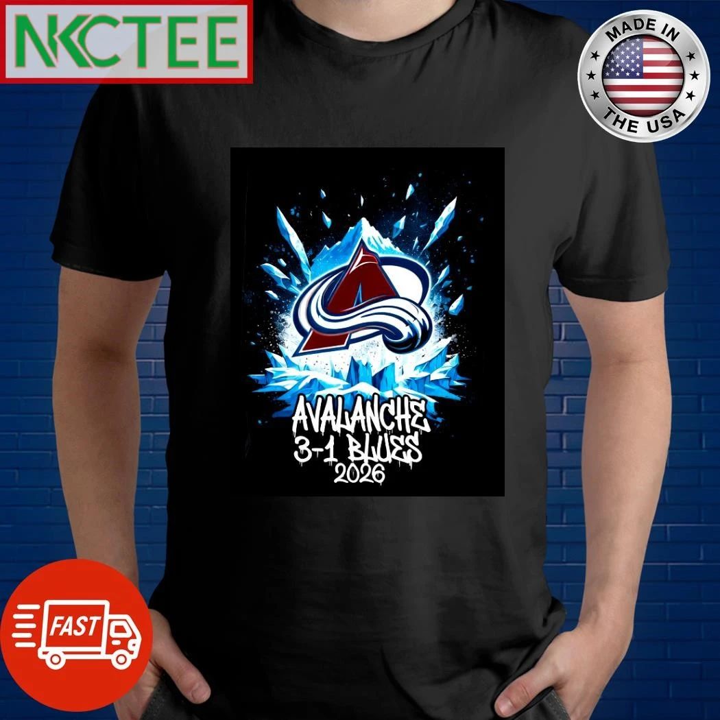 NKCtees Avalanche 3-1 Blues 2026 shirt
