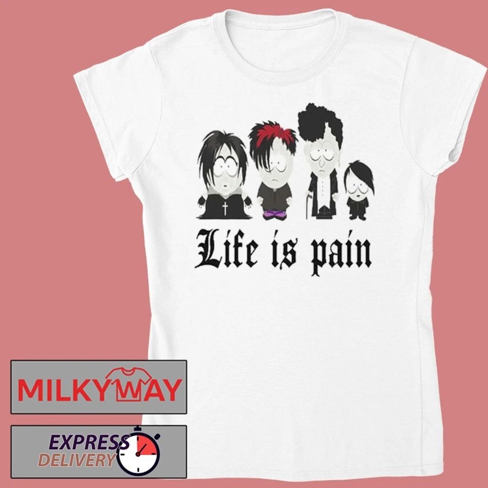 South Park WHITE Goth Shirt