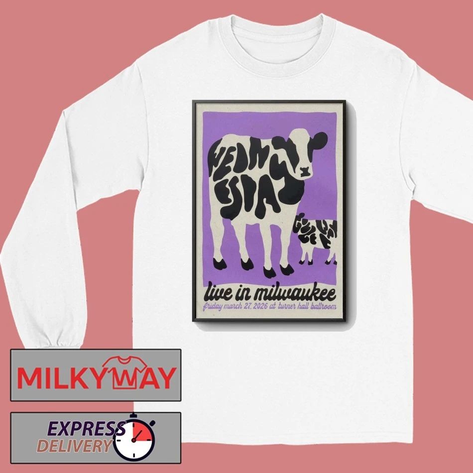 Wednesday Band March 27 2026 In Milwaukee, WI Tour Poster shirt