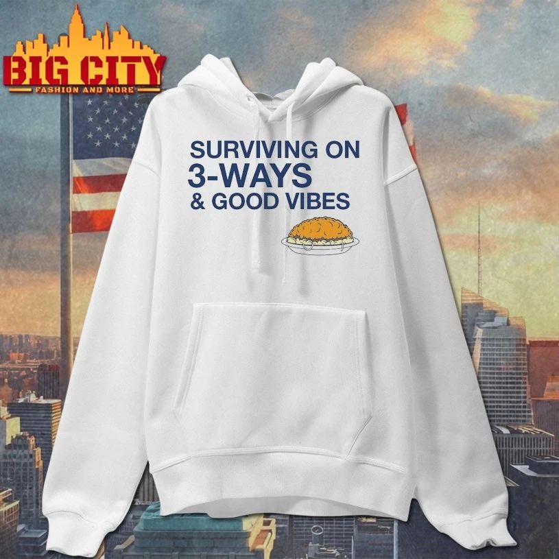 Original Surviving on 3-Ways & Good Vibes T-Shirt