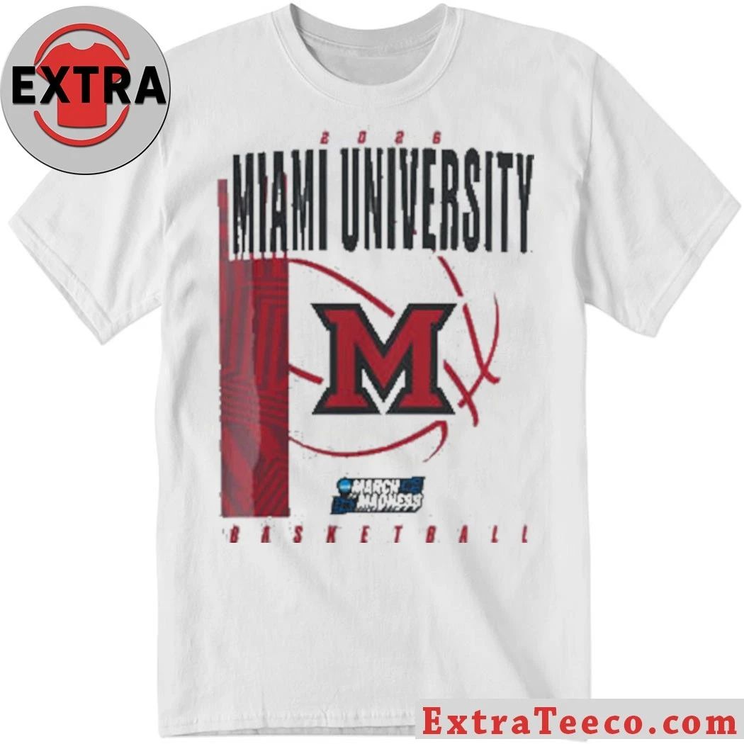 Original Miami RedHawks March Madness Basketball 2026 Logo Shirt