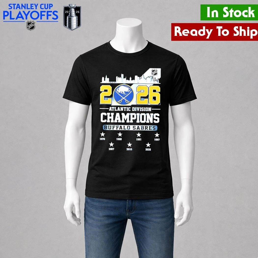 2026 Atlantic Division Champions Buffalo Sabres NHL Shirt