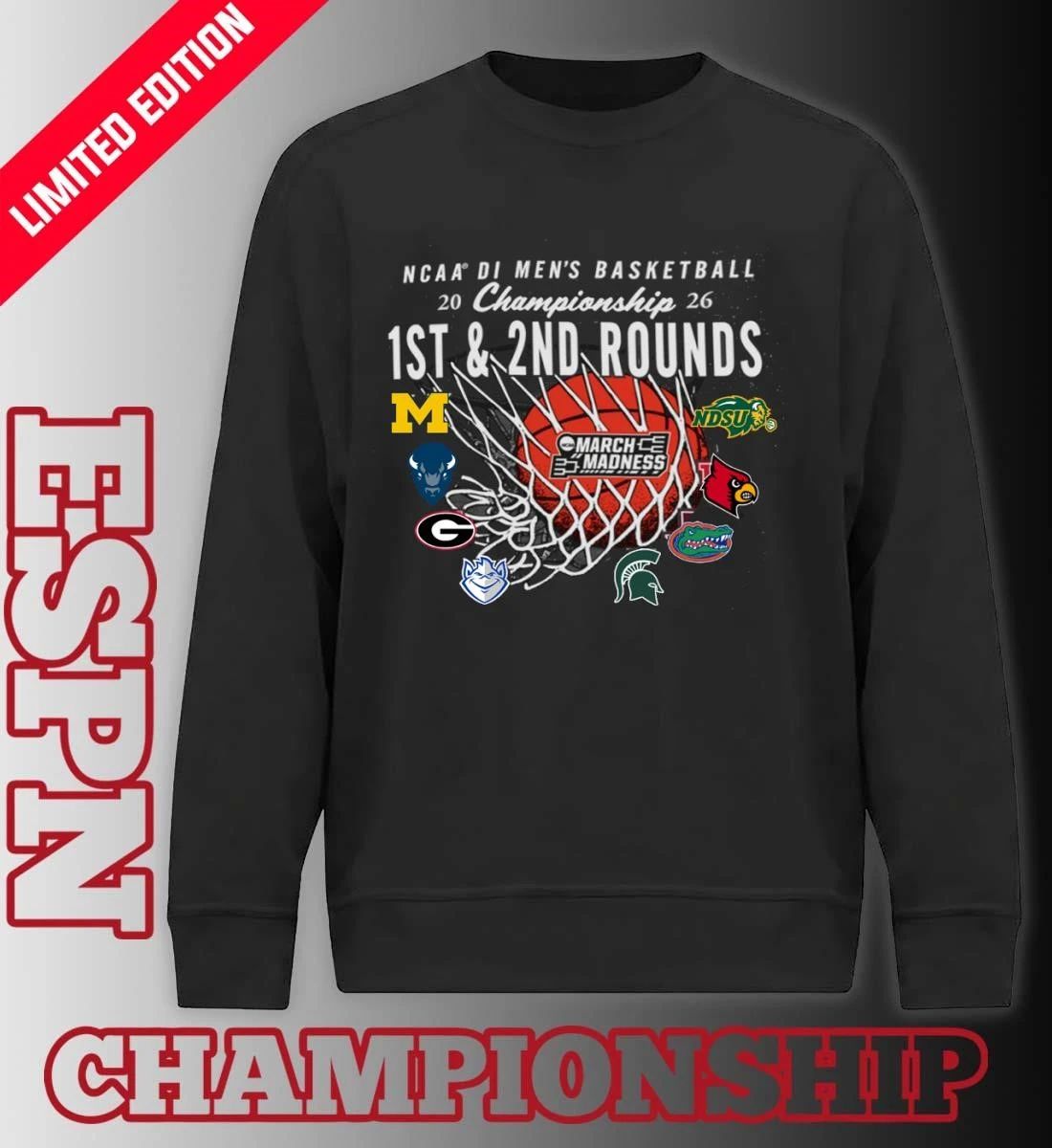2026 NCAA DI Men’s Basketball 1st, 2nd Rounds – Buffalo Shirt