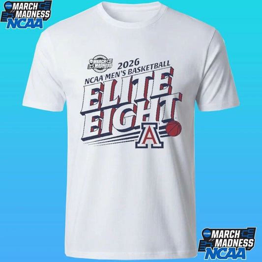 Arizona Wildcats 2026 Ncaa Men’s Basketball Elite Eight March Madness Shirt