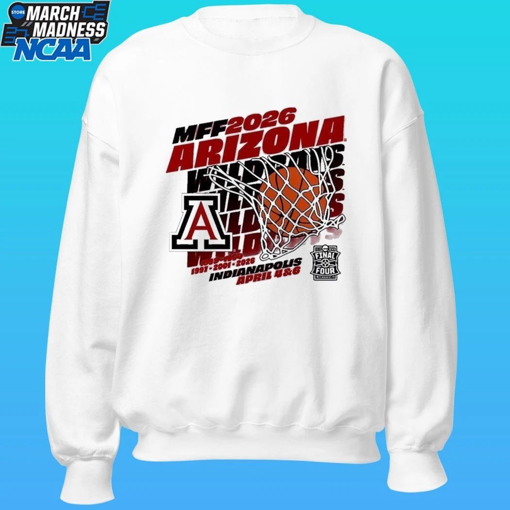 Arizona Wildcats MFF 2026 Men’s Basketball Final Four Bound Shirt
