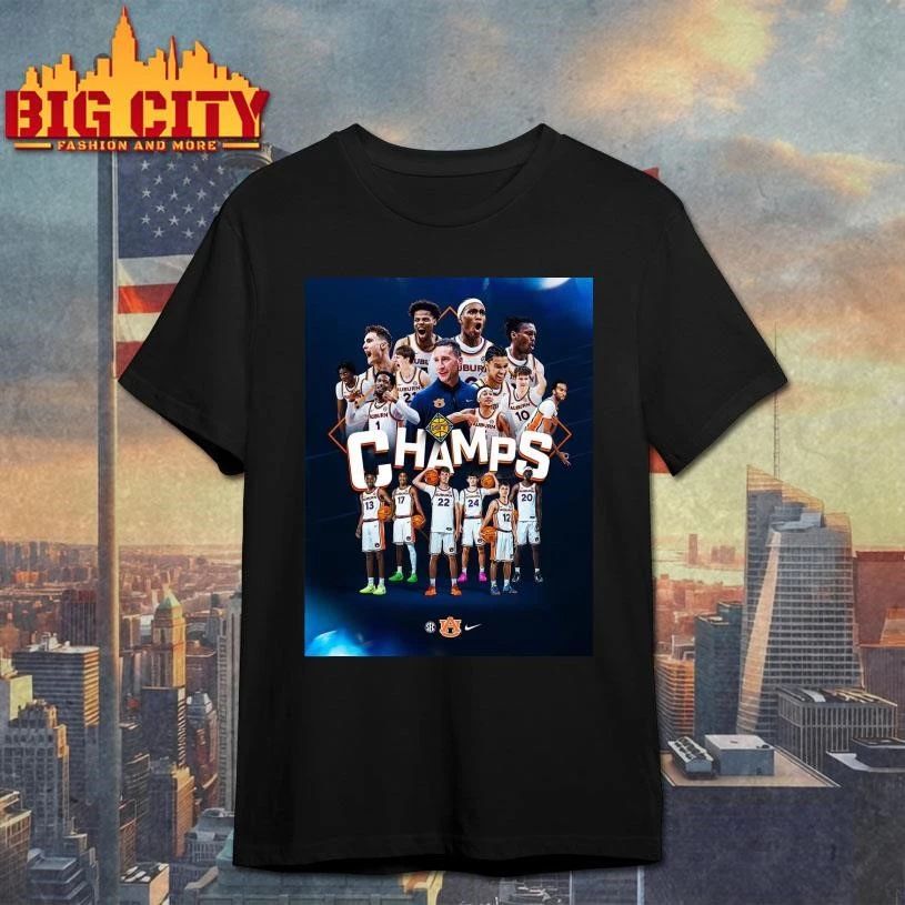 Auburn Tigers Men’s Basketball 2026 NIT Champions Home Decor Poster Shirt