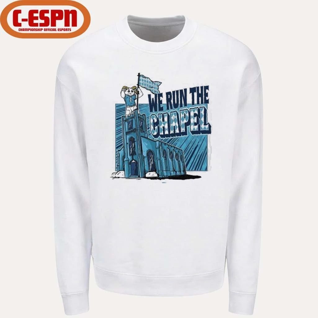 UNC Tar Heels Basketball We Run The Chapel Shirt