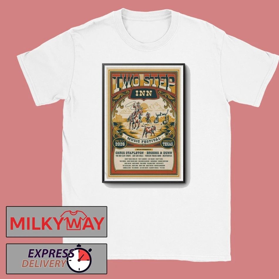 Apr 18-19 2026 Two Step Inn Commemorative Poster shirt