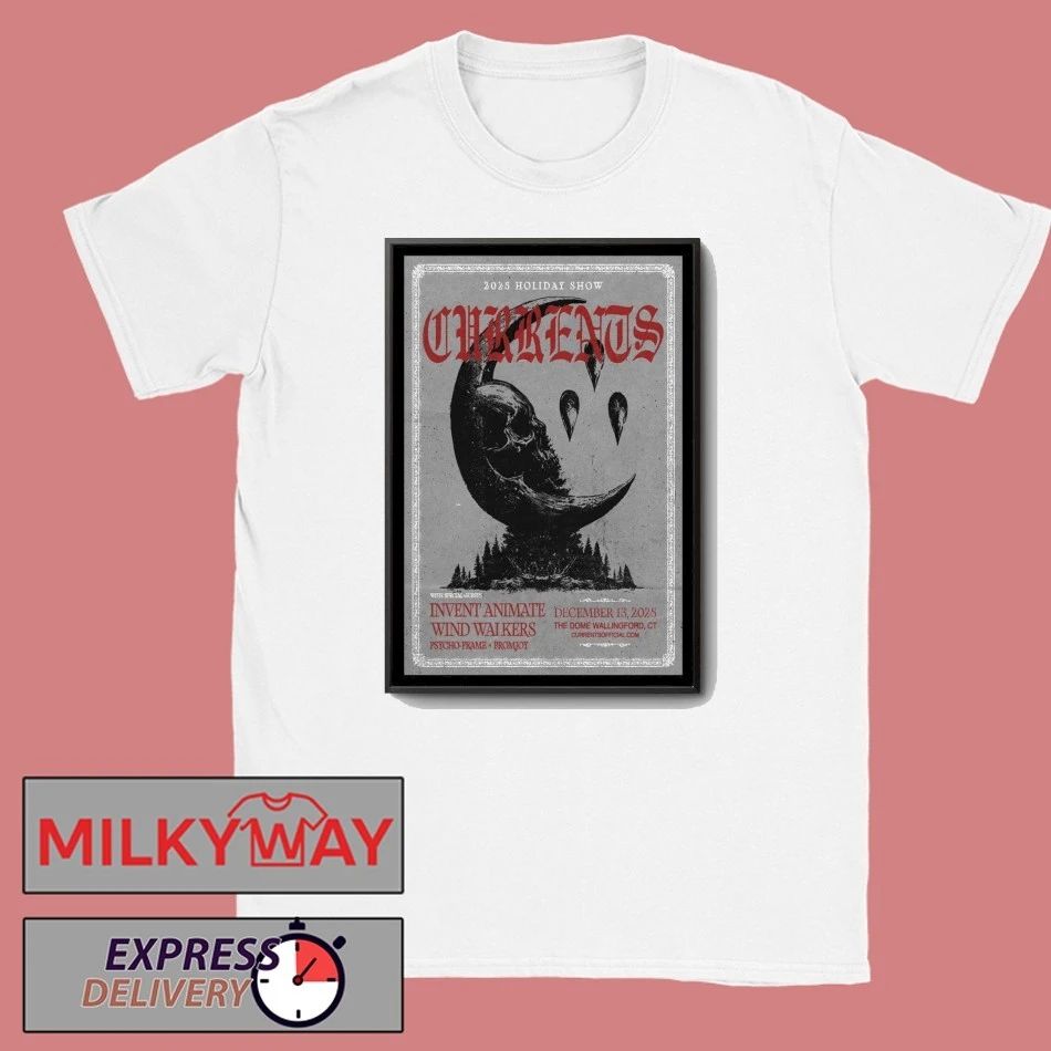 Currents December 13 2025 The Dome, Wallingford Poster shirt