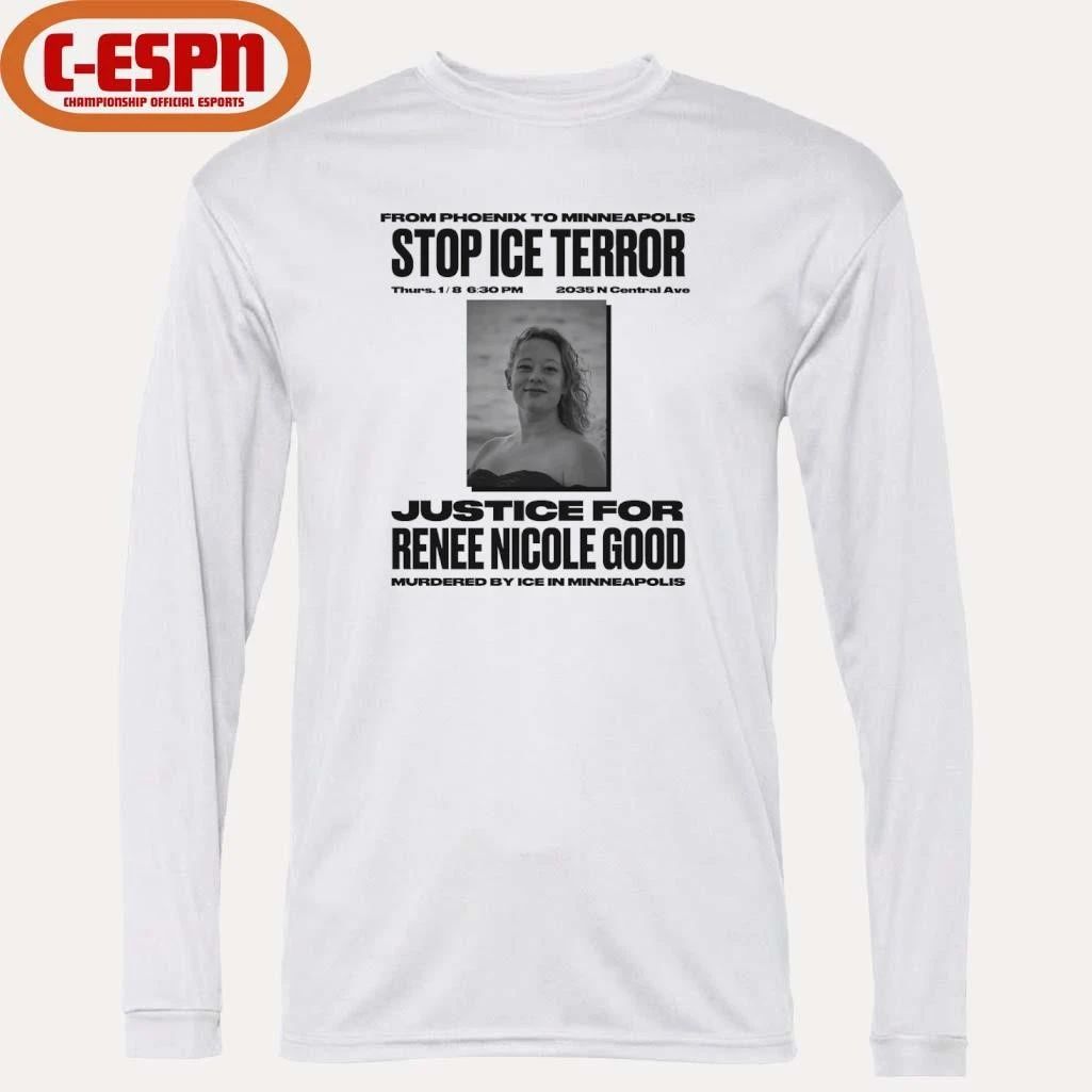 Stop Ice Terror Justice For Rene Nicole Good T-Shirt