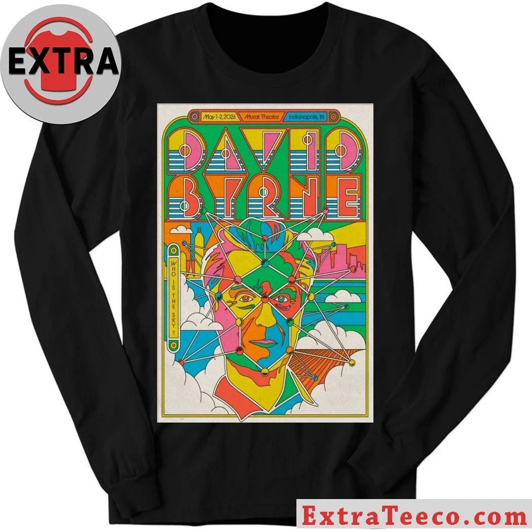 David Byrne May 1-2 2026 In Indianapolis IN Poster Shirt