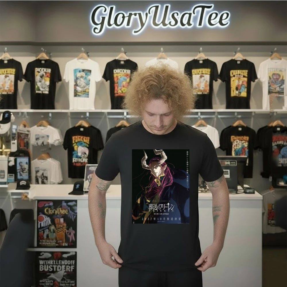 Frieren Beyond Journey’s End Season 3 Releases On October 2027 Poster Shirt