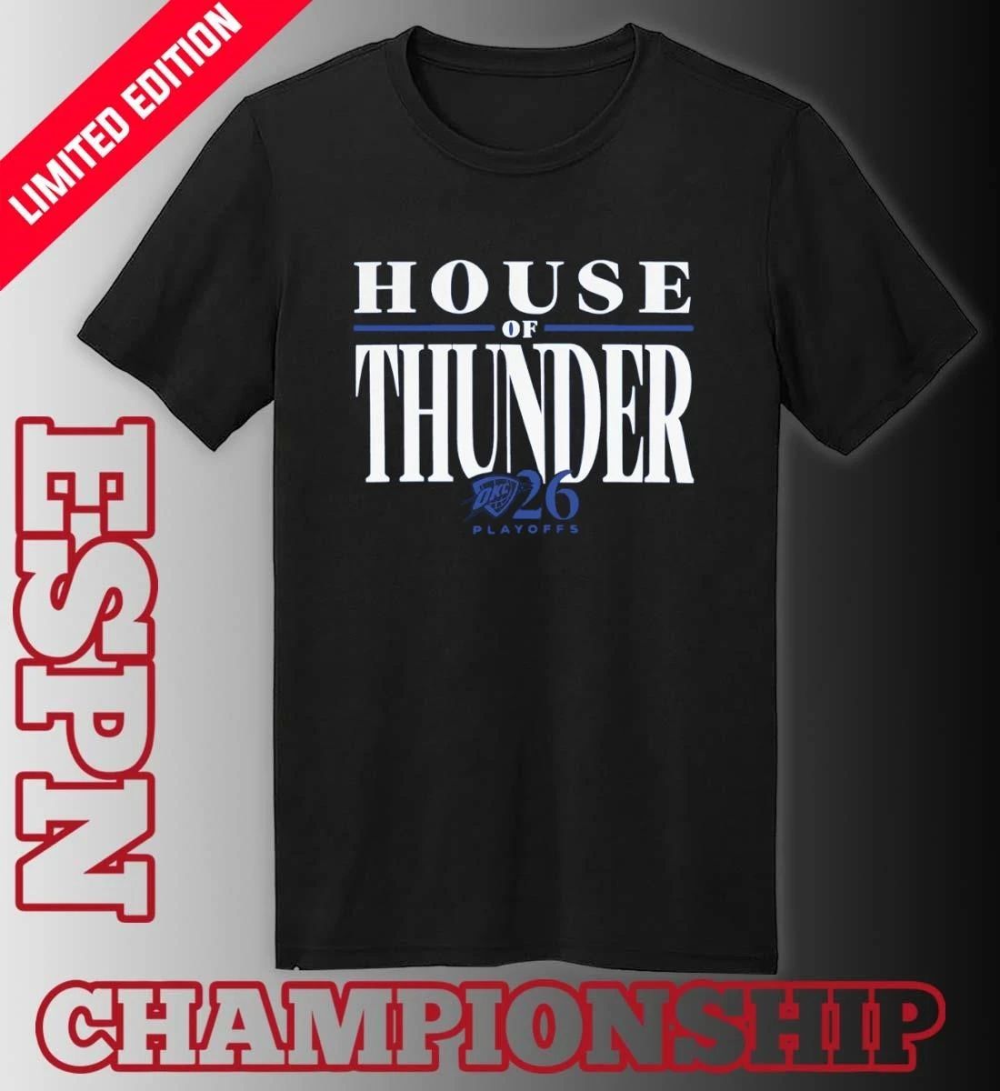 Oklahoma City Thunder House Of Thunder 2026 NBA Playoff Game 1 Shirt