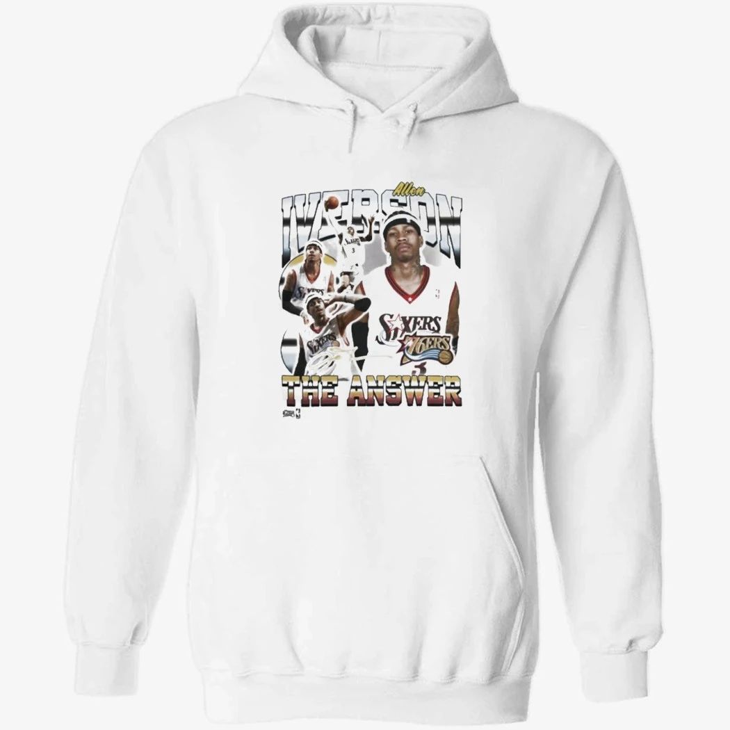 Allen Iverson Philadelphia 76ers Mitchell & Ness Hardwood Classics Commemorative Player T-Shirt