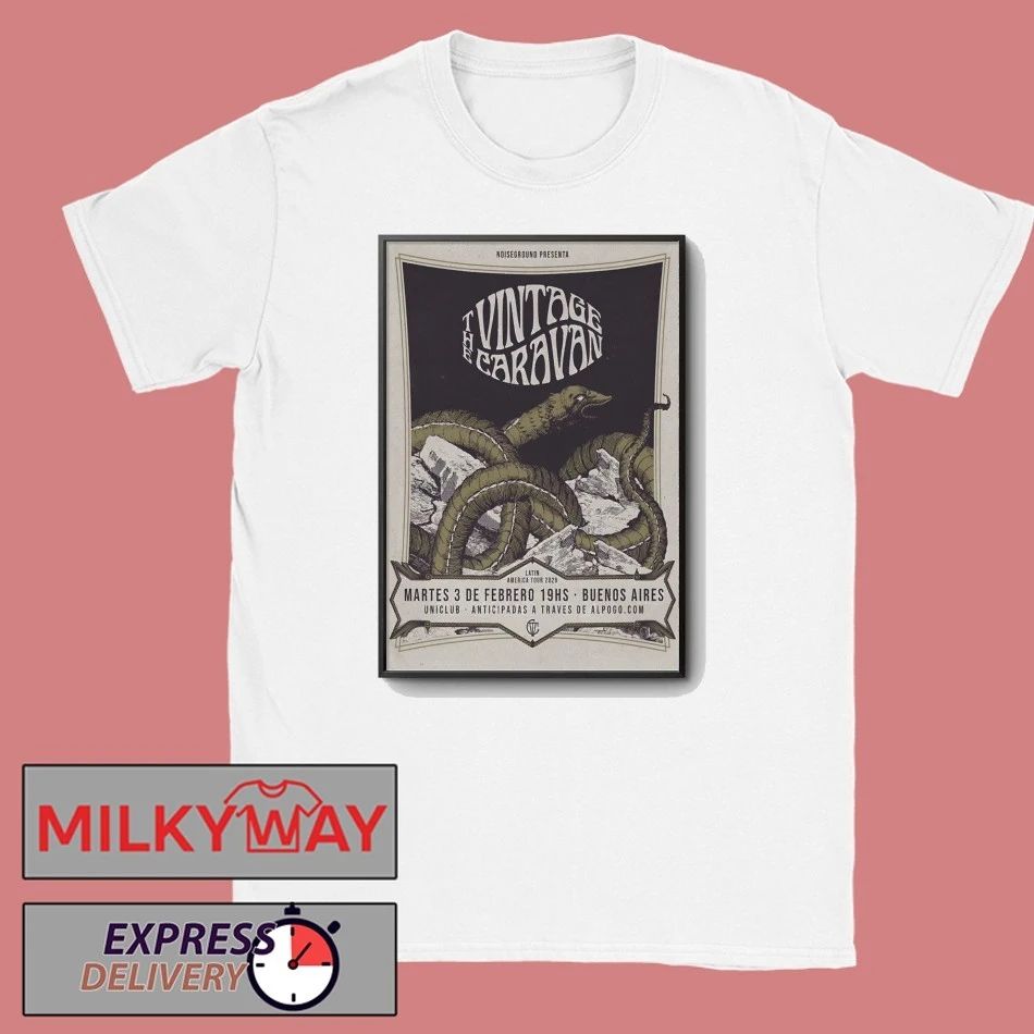 The Vintage Caravan Buenos Aires Argentina On Feb 3 2026 Poster shirt