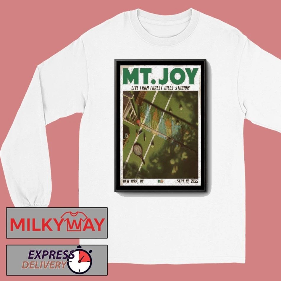 Mt. Joy Sept 19, 2025 Forest Hills Stadium, New York, NY Poster shirt