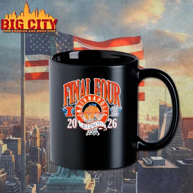 Illinois Basketball Final Four Indy Vintage Retro Shirt