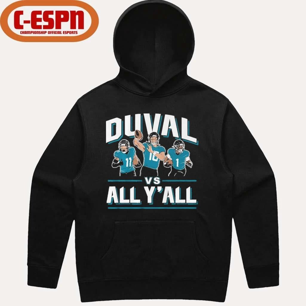 Trevor Lawrence, Travis Etienne, & Parker Washington Duval vs. All Y’all T-Shirt