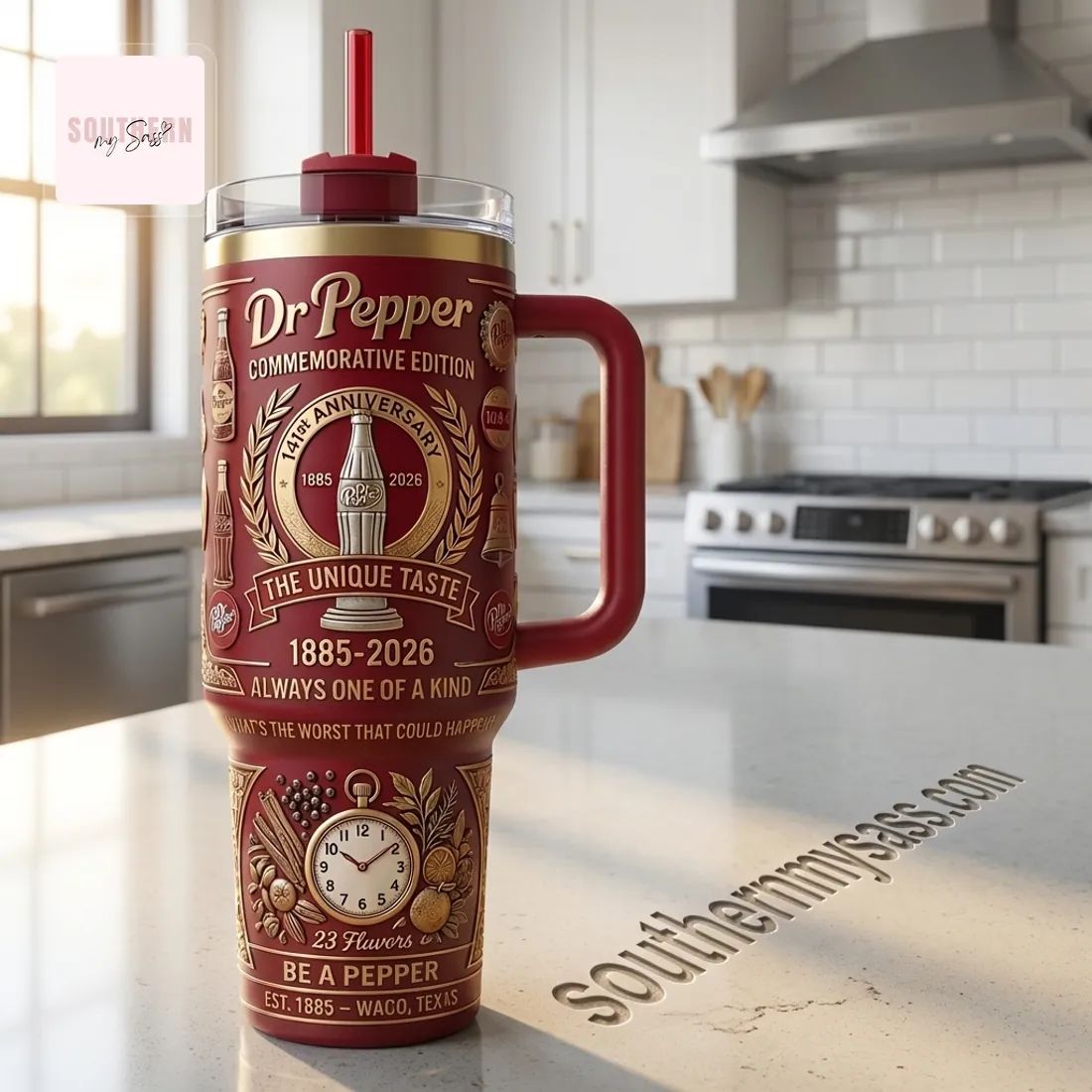 Dr Pepper 141st Anniversary Commemorative Edition Insulated Tumbler