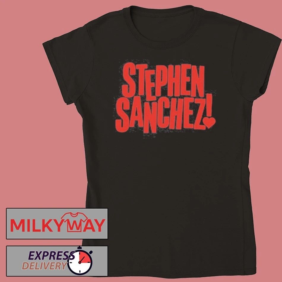 New Stephen Sanchez Exclamation Heart Logo Shirt