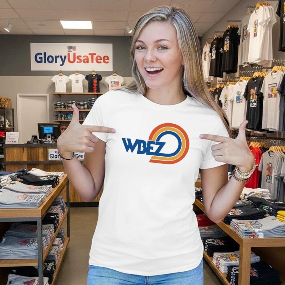 WBEZ Vintage Logo Ivory Heavyweight Shirt