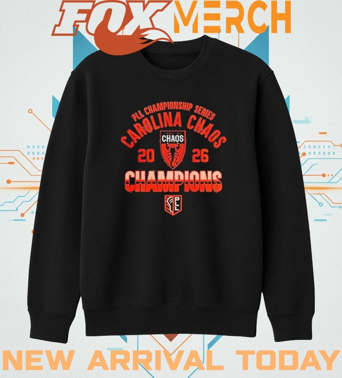 Carolina Chaos 2026 PLL Championship Series Champions t-shirt