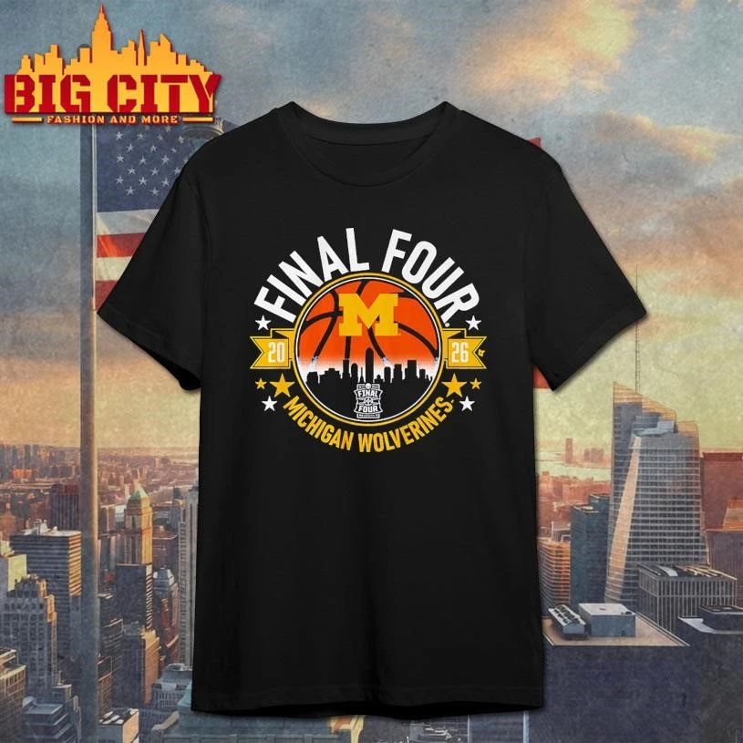 Michigan Wolverines MBB 2026 Final Four College Shirt