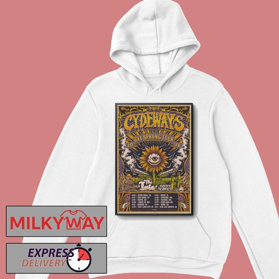 Cydeways Get Sprung 2026 Shows Poster shirt