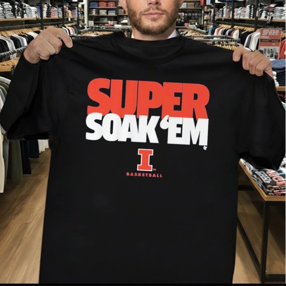 Illinois Basketball Super Soak ‘Em Shirt