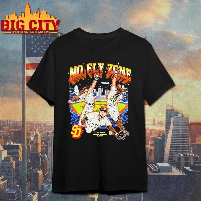 San Diego Padres MLB no fly zone Razor Ramon Merrill Madness El Nino Shirt
