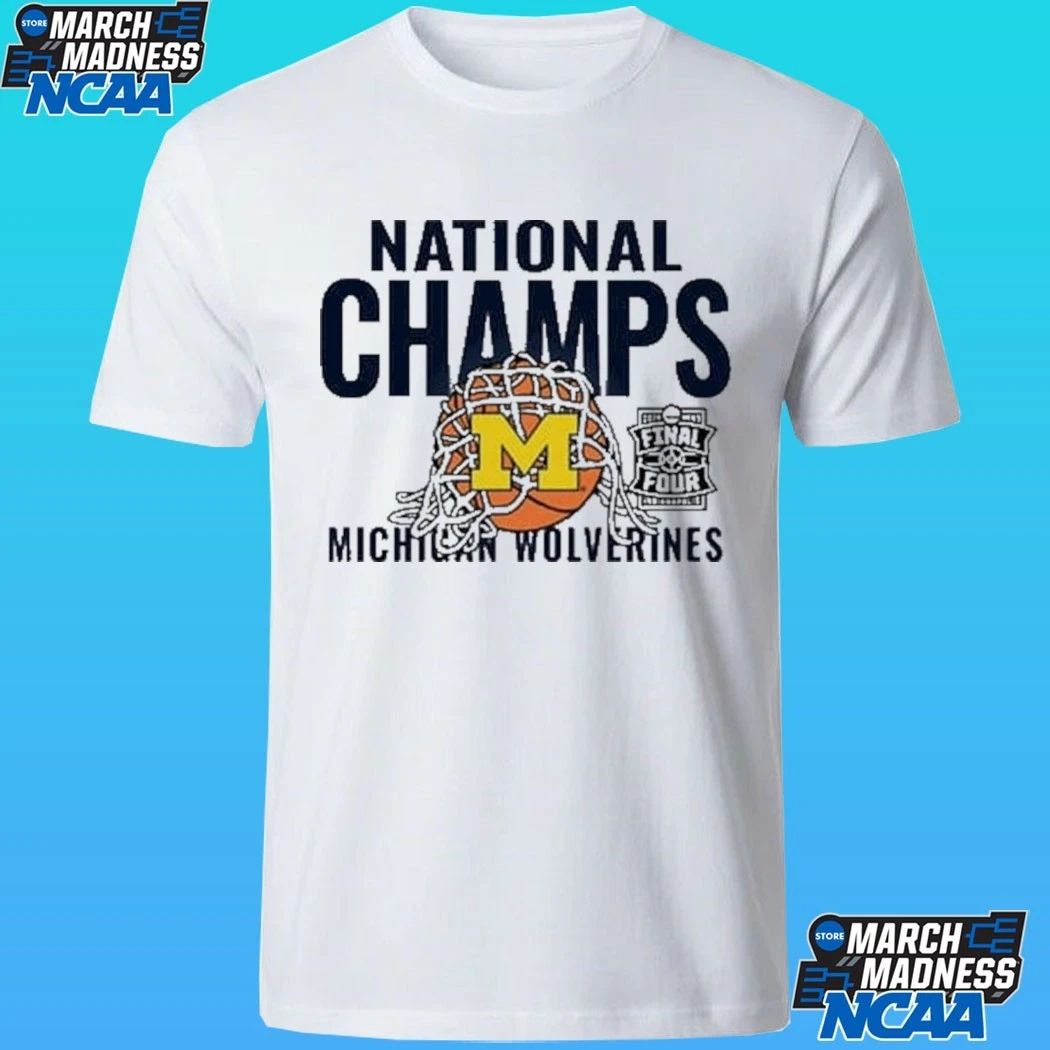 Michigan Wolverines Grey 2026 Men’s Basketball National Champions Shirt