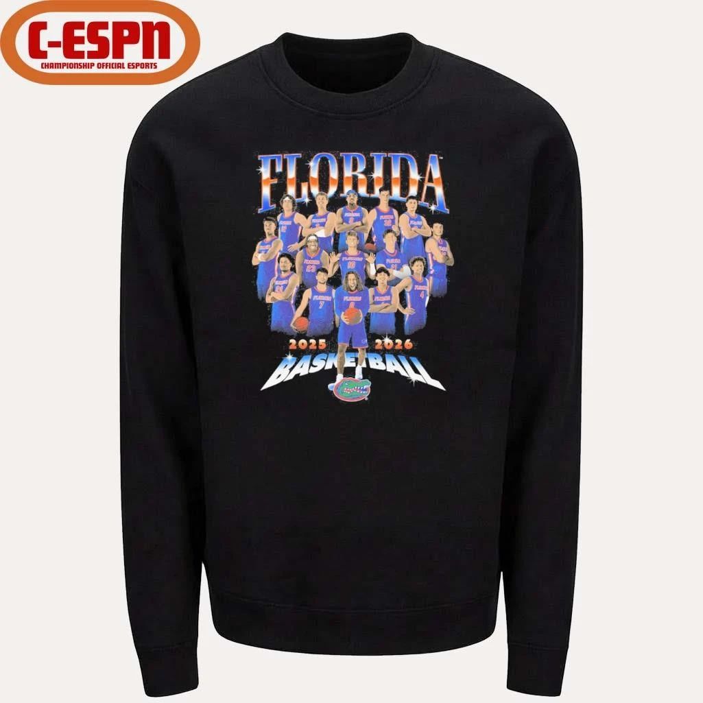 2025-2026 Florida Men’s Basketball Team Shirt