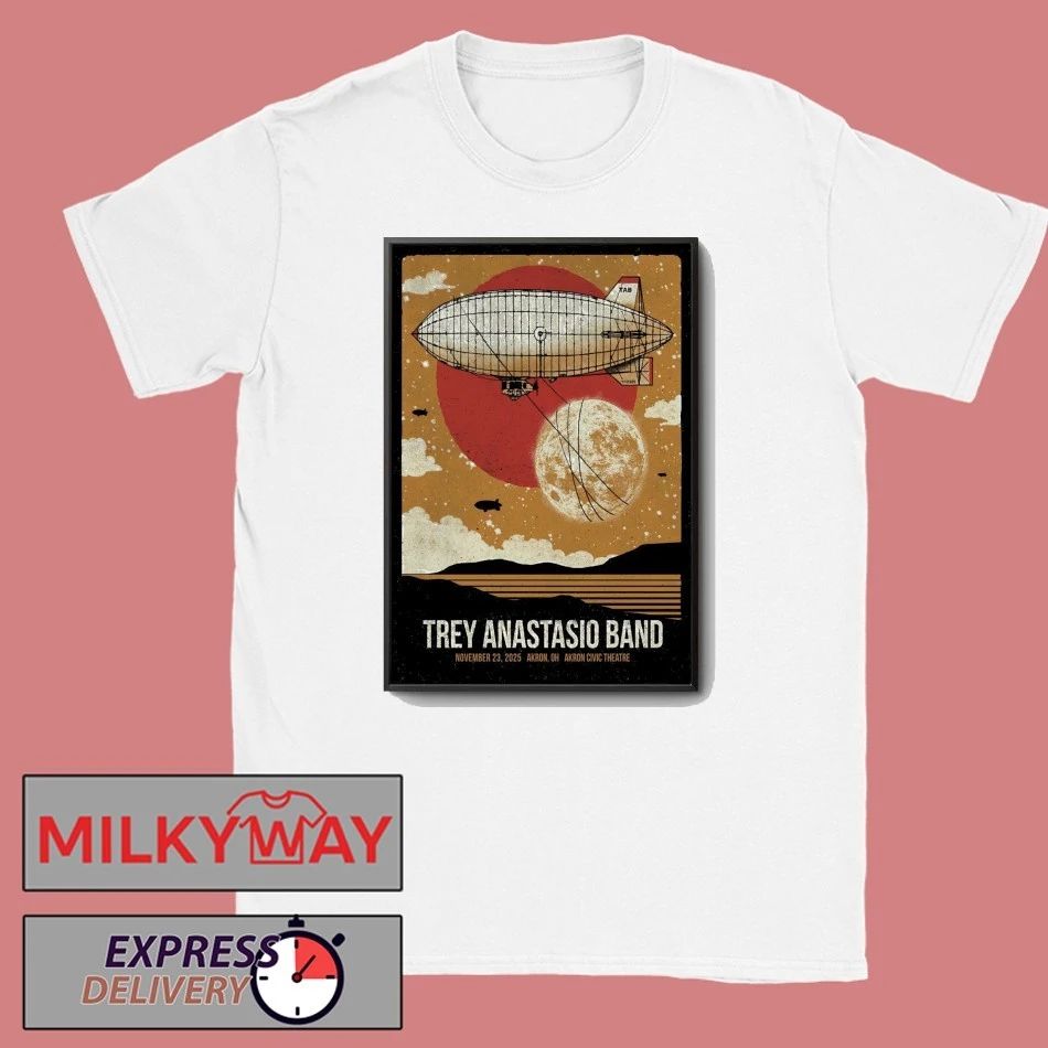 Trey Anastasio Band Event Akron OH On Nov 23 2025 Poster shirt