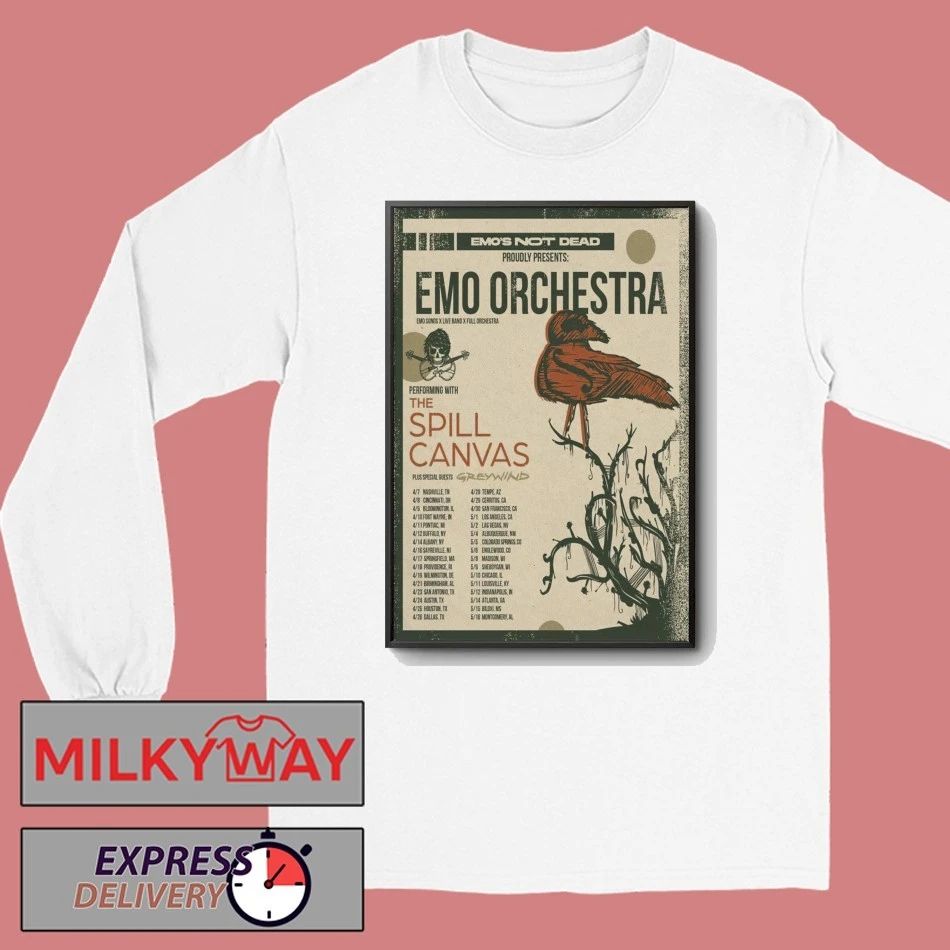 Emo Orchestra Tour 2026 Poster shirt